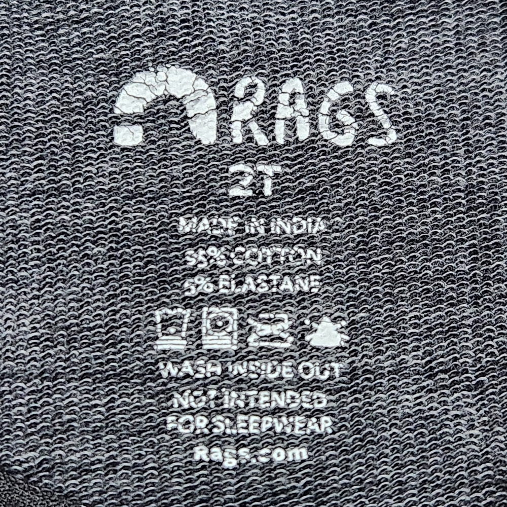 RAGS (Rags to Raches) Layered Heavyweight Rag Romper – 2T - Picture 2 of 7